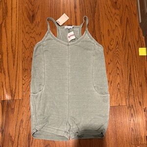 Green Sleeveless Romper